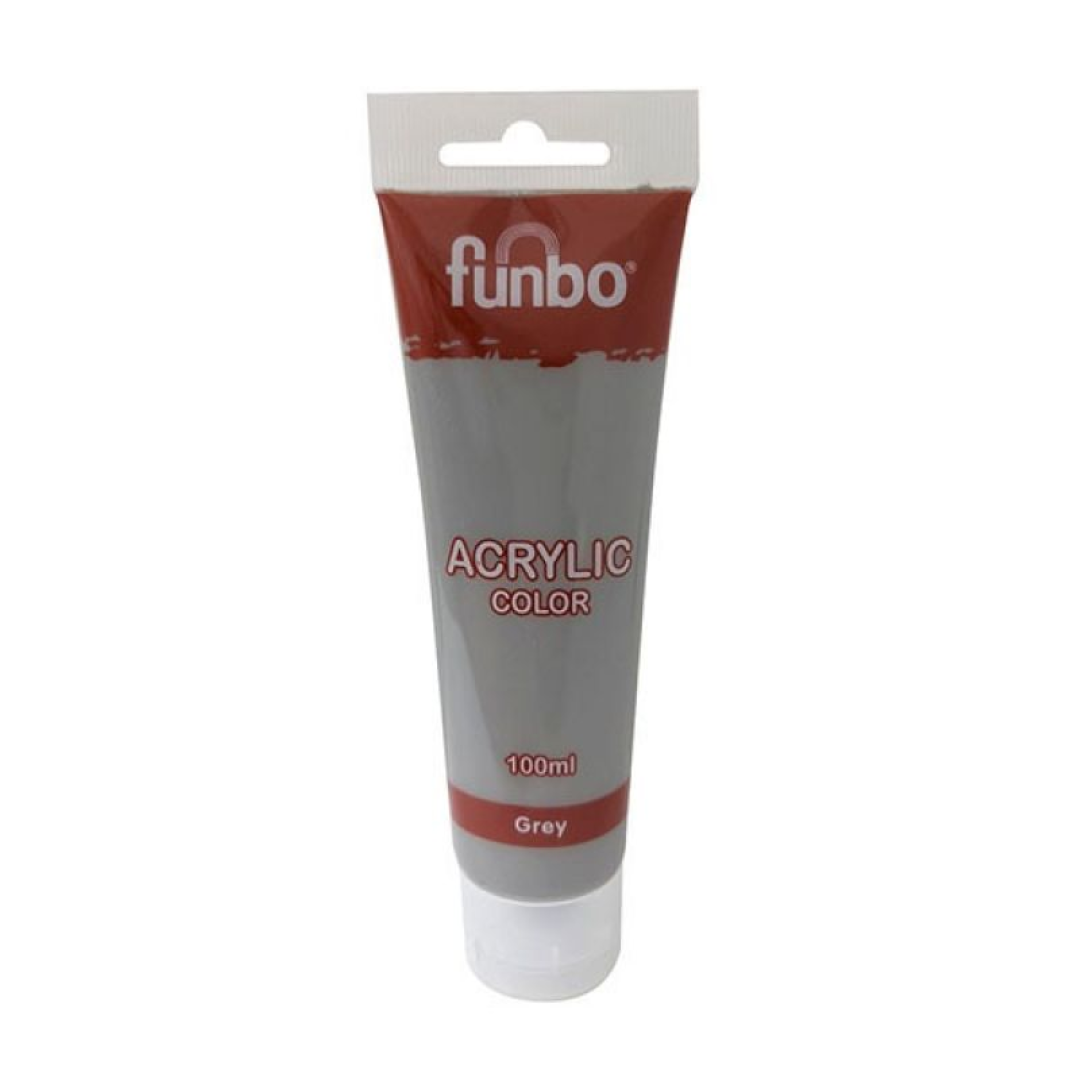 Funbo Acrylic TUBE 100ml 55 GREY FO-AC-100-055